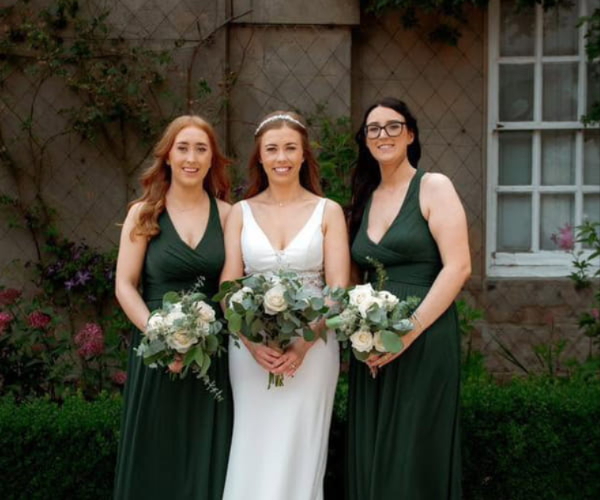 Handmade bridal bouquet by Thistle Du Florist