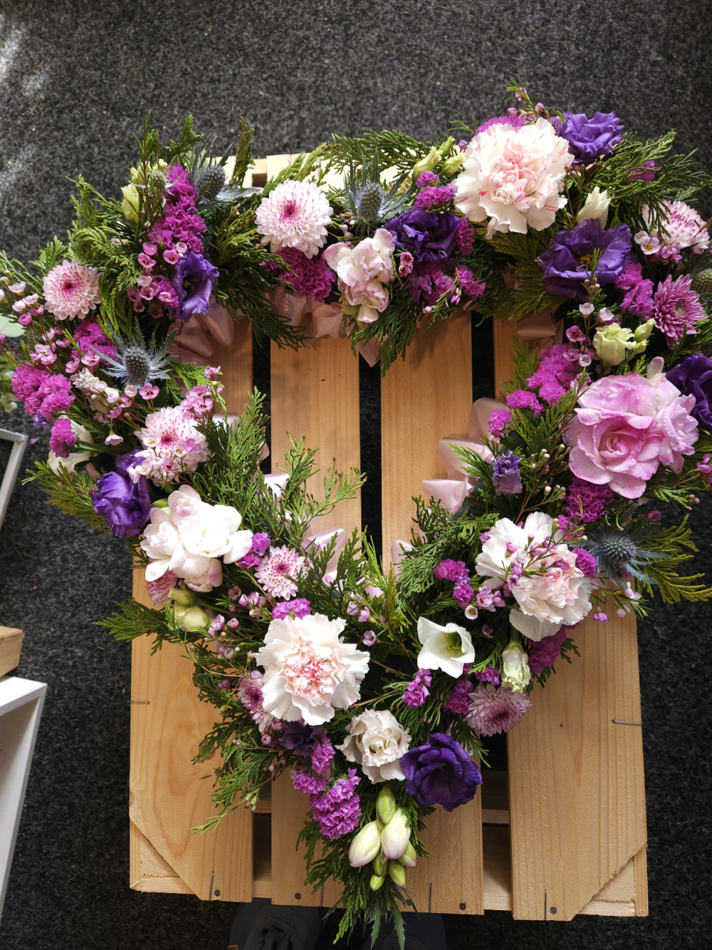 Purple Remembrance Wreath Product Image